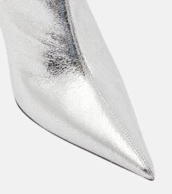 Overknee-Stiefel Aus Metallic-Leder -Paris Texas Shoes Geschaft P00774286 d4