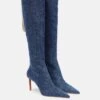 Jacquemus Stiefel Les Bottes Cordao Aus Denim
