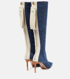 Jacquemus Stiefel Les Bottes Cordao Aus Denim 8 Jacquemus Stiefel Les Bottes Cordao Aus Denim -Paris Texas Shoes Geschaft P00782910 d1