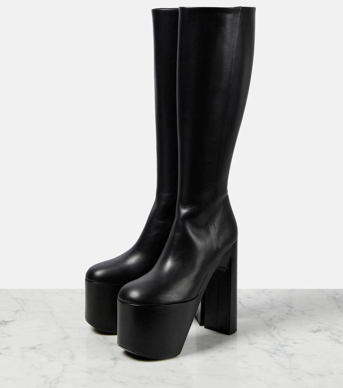 Balenciaga Plateau-Stiefel Camden Aus Leder 5 Balenciaga Plateau-Stiefel Camden Aus Leder – Bild 5