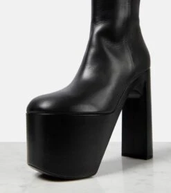 Balenciaga Plateau-Stiefel Camden Aus Leder 11 Balenciaga Plateau-Stiefel Camden Aus Leder -Paris Texas Shoes Geschaft P00791540 d4